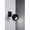 Sollux Lighting Sieninis šviestuvas OCULARE juodas