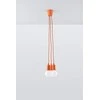 Sollux Lighting Pakabinamas šviestuvas DIEGO 3 oranžinis
