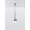 Sollux Lighting Pakabinamas šviestuvas DIEGO 3 pilkas