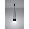 Sollux Lighting Pakabinamas šviestuvas DIEGO 3 juodas