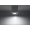 Lubinis šviestuvas Sollux Ceilings QUAD betonas