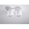 Lubinis šviestuvas Sollux Lighting Sollux Plafonas ORBIS 2 baltas