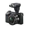 Sony ECM-XYST1M Skaitmeninės kameros mikrofonas Juoda