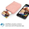 Hewlett Packard (HP) HP SPROCKET Portable Instant Photo Spausdintuvas Różowa