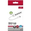 SNAPPY SLIM USB Hub, 4-port, USB 2.0, passive, baltas (SL-140000-WE)