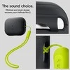 Spigen silikoninis dėklas Silicone Fit juodas + dirželis Phantom Žalias – AirPods Pro (2-os kartos)