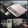 Dėklas Spigen Slim Armor CS, rose auksinis – Apple iPhone 15 Pro Max