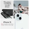Spigen Thin Fit dėklas skirtas Apple iPhone 15,  spalva - Juoda