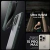 Spigen Ultra Hybrid Matte dėklas skirtas Apple iPhone 15 Pro Max, spalva - Frost Green
