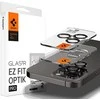 Spigen OPTIK.TR ”EZ FIT” CAMERA PROTECTOR 2-PACK Apple iPhone 14 Pro / 14 Pro Max / 15 Pro / 15 Pro Max / 16 Pro / 16 Pro Max / 17 Pro / 17 Pro Max Juodas