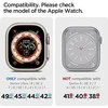 Spigen Fit Lite Ultra Apple Watch 4 / 5 / 6 / 7 / 8 / 9 / SE / Ultra (42 / 44 / 45 / 49 mm) juodos spalvos