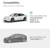 TEMPERED GLASS Spigen GLAS.TR "EZ FIT" TESLA MODEL X 2022 / MODEL S 2021 Juodas