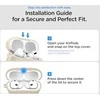 Spigen Urban Fit dėklas skirtas AirPods 3 – juodos spalvos