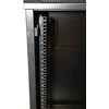 EXTRALINK 27U 800X800 stovima spintelė juodas
