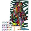 Splat Planet tapyba pagal skaičius, ZEBRAS 30x40 cm