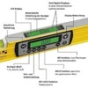 Skaitmeninis gulsčiukas TECH 196 DL IP67 40cm, Stabila