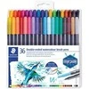 Staedtler Vandens spalvos šepetėliai Staedtler 36 spalvų