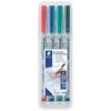 Staedtler sauso trynimo žymeklis LUMOCOLOR 311S, 4 vnt. pakuotėje (STA003)