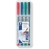 Staedtler STAEDTLER Folienstift Lumocolor B nonperm 4St