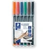 Staedtler STAEDTLER Folienstift Lumocolor S perm 6st