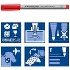 Staedtler STAEDTLER Folienstift Limocolor F nonperm 6St