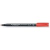 Staedtler 317-2, raudonas, apvalus antgalis, juodas, raudonas, polipropilenas (PP), vidutinio storio, 1 mm