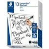 Staedtler TALPYKLĖ Flipchartžymor Lumocolor juodas 10 Stück