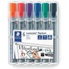 Staedtler STAEDTLER Flipchartmarker Lumocolor 6st Box