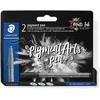 Staedtler MultiInk Pigment Arts intensywny długopis juoda komplektas 2 vnt. retail