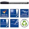 Staedtler MultiInk Pigment Arts intensywny długopis juoda komplektas 2 vnt. retail
