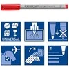 Staedtler STAEDTLER Universalstift Lumocolor F neperm 10st, Faltschac