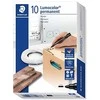 Staedtler TALPYKLĖ Marker Lumocolor perm juodas 10 Stück