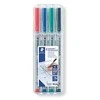 Staedtler LUMOCOLOR OHP, F, 4 spalvos dėžutėje (STA017)