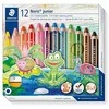 Staedtler - Noris Junior Chunky 3in1 spalvotas pieštukas, 18 vnt (+2 metai) (140 C18)