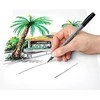 Staedtler - Pen Soft pigment, pilka 6 vnt (372 C6)