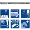 Staedtler STAEDTLER pigment liner juodas 8ST Box