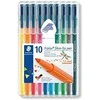 Staedtler TALPYKLĖ Fasermaler trigubos spalvos 10St Box