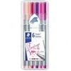 Staedtler Thinpis Triplus Flamingo 6 spalvų STAEDTLER