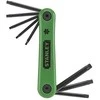 STANLEY KLUCZE TORX 8 vnt. SKŁADANE T9-T40