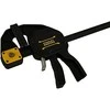 Stanley Tools FatMax XL paleidimo gnybtas 300 mm, STA083239 Stanley Tools FatMax XL trigerinis gnybtas turi tvirtą, termiškai apdorotą plieninį I sijos strypą, kuris užtikrina ilgalaikį tvirtumą ir patvarumą. Įrengtos nuimamos, minkštos žandikaulio plokštės su grioveliais, kad pagerintų sukibimą, ir įduba strypui ir apvalioms medžiagoms. Žandikaulis gali būti lengvai apverčiamas, kad taptų barstytuvu, nereikalaujant papildomų įrankių.