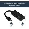 USB C - HDMI adapteris Startech CDP2HD4K60 Juodas