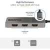 StarTech 3-PORT USB-C MST HUB 4K 60HZ/TRIPLE 4K 60HZ WINDOWS ONLY