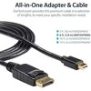 StarTech.com MDP2DPMM6 „DisplayPort“ kabelis 1,8 m Mini DisplayPort Juoda