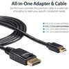 Kabelis StarTech Rodyti Port Mini - DisplayPort 4m Juodas (MDP2DPMM4M)