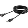 StarTech.com USBEXTAA6BK USB kabelis 1,83 m USB A Juoda