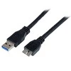 USB kabelis StarTech USB-A - mikro B 1 m Juodas (USB3CUB1M)