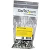 StarTech.com 100 vnt. M6 tvirtinimo varžtų ir narvelinių veržlių serverio stelažui, varžtas, metalas, lakštinis metalas, universalus, M6, kupolinė galvutė