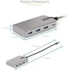 USB ŠAKOTUVAS StarTech StarTech HB31C3A1CDPPD3 šakotuvai ir šakotuvai USB 3.2 Gen 2 (3.1 Gen 2) Type-C 10000 Mbit/s Sidabrinis
