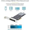 StarTech PR42GI-NETWORK-CARD/4-PORT 2.5G PCIE NETWORK CARD