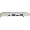 „StarTech“ 4-PT USB PCI kortelė USB-C / USB-A 4-PT USB BKI USB-C / USB-A valdiklis